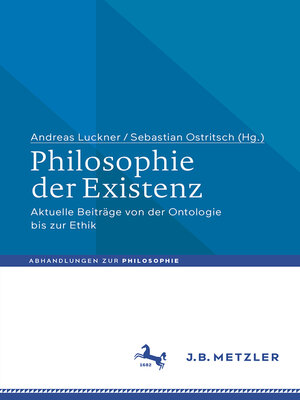 cover image of Philosophie der Existenz